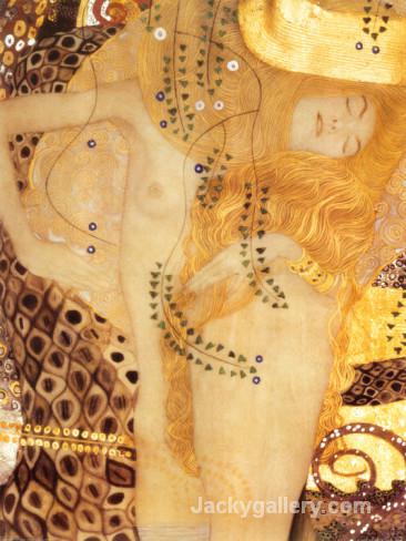Sea Serpent, c. by Gustav Klimt paintings reproduction